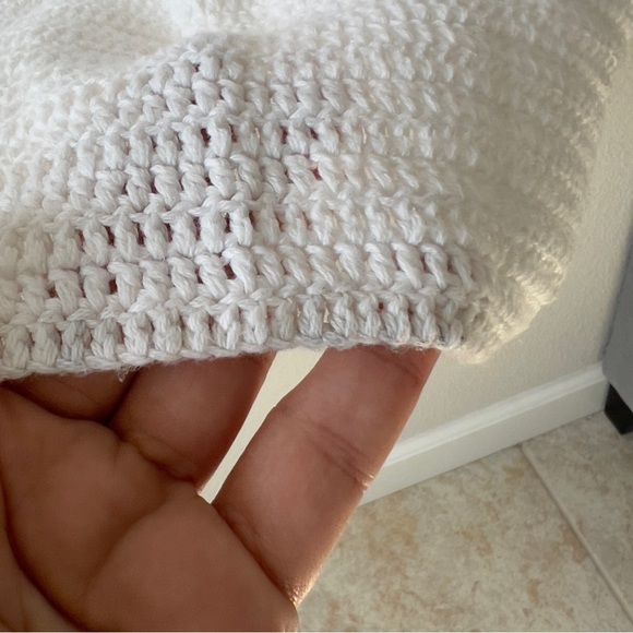 EILEEN FISHER White Open Front Cardigan - Picture 7 of 9